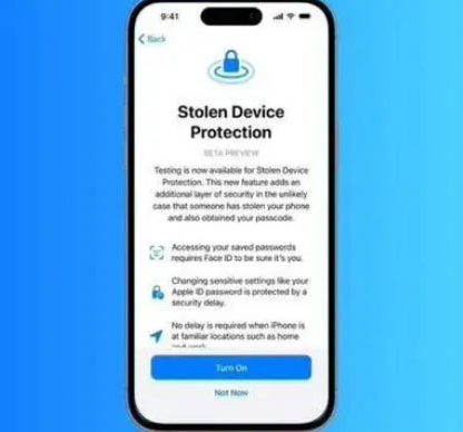 河南苹果授权维修店分享被盗设备保护功能开启方法 