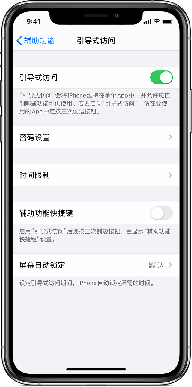 河南苹果手机维修分享如何在 iPhone 上退出引导式访问 