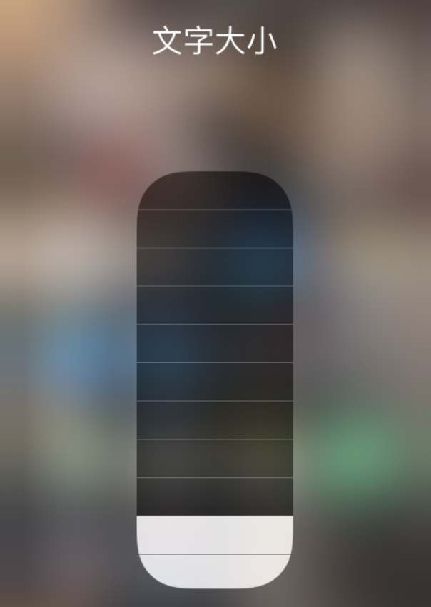 河南苹果手机维修分享小技巧：在 iPhone 控制中心快速调节字体大小 